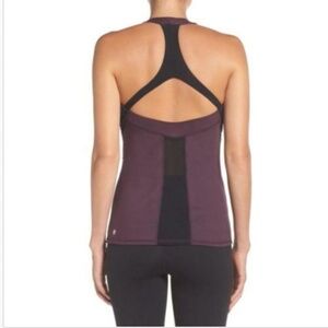 Zella Asana Purple & Black Tank Top Sz Small NEW
